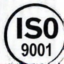Logo di certificazione ISO 9001, simbolo di gestione della qualità.