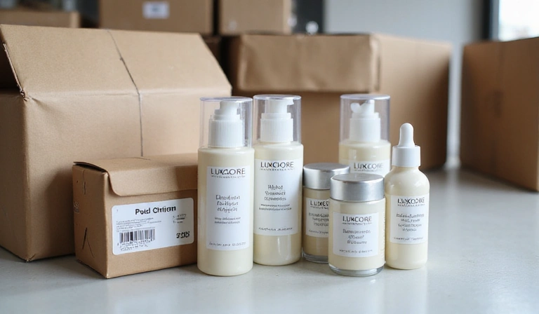 Pacchi LuxCore pronti per la spedizione